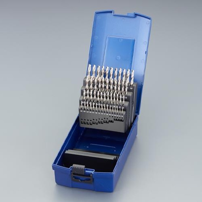 エスコ EA824FK-151 1.0-6.0mm/51本組ストレートドリル(HSS) 1個（ご注文単位1個）【直送品】