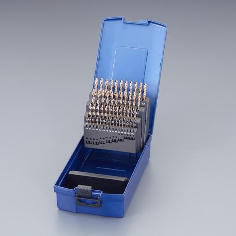 エスコ EA824FM-151 1.0-6.0mm/51本組ストレートドリル(Co-HSS) 1個（ご注文単位1個）【直送品】