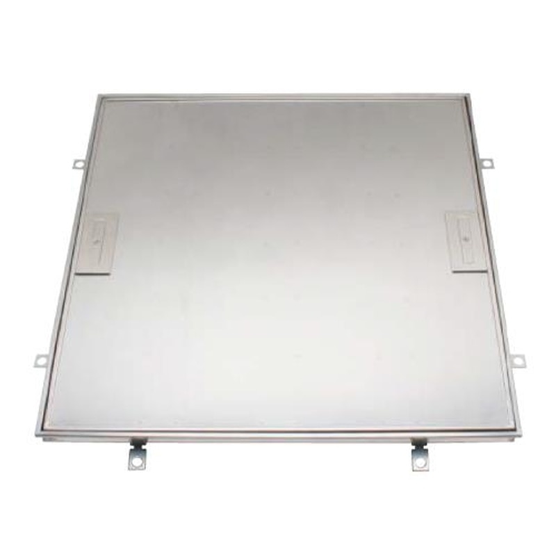 エスコ EA997LE-76 450角用フロアハッチ(張物用/把手式施錠タイプ) 1個(ご注文単位1個)【直送品】