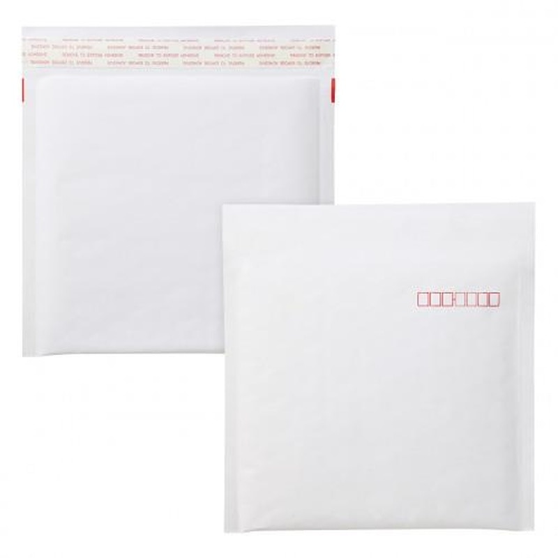 エスコ EA762GF-32 202x5x180mmクッション封筒(白/10枚) 1個(ご注文単位1個)【直送品】