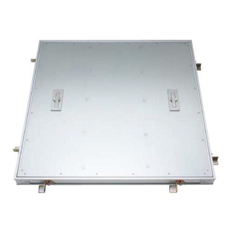 エスコ EA997LE-91 450角用フロアハッチ(張物用/把手式/アルミ目地) 1個(ご注文単位1個)【直送品】