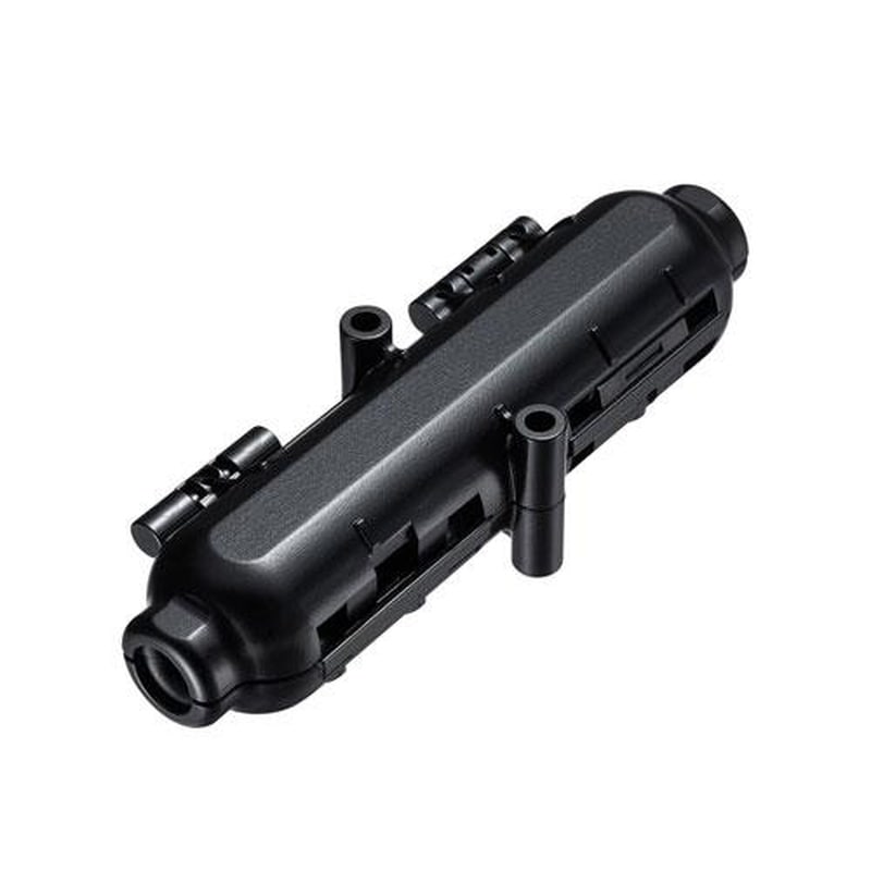 エスコ EA764BK-81 38x142x32mmLANケーブル中継ケース(耐水型) 1個(ご注文単位1個)【直送品】