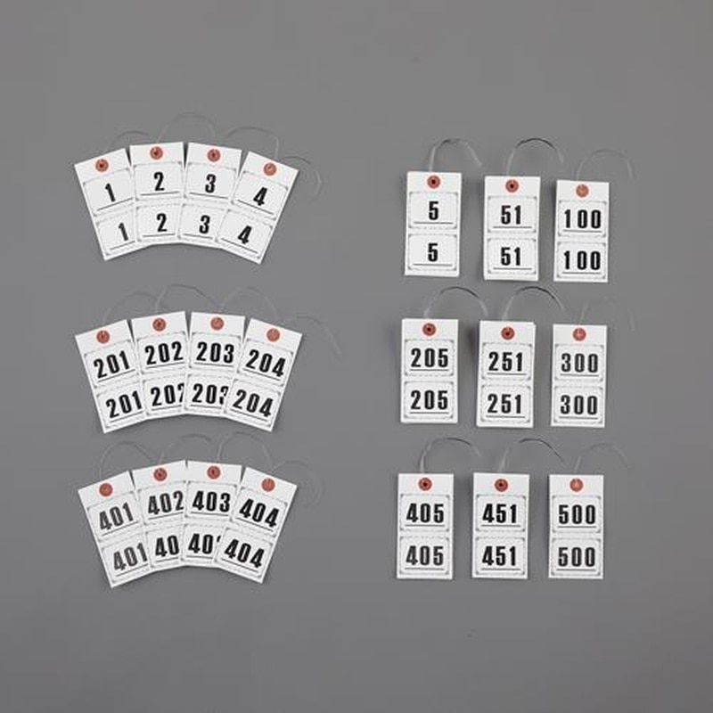 エスコ EA475HL-52 55x105mm連番タグ(1~500) 1個(ご注文単位1個)【直送品】