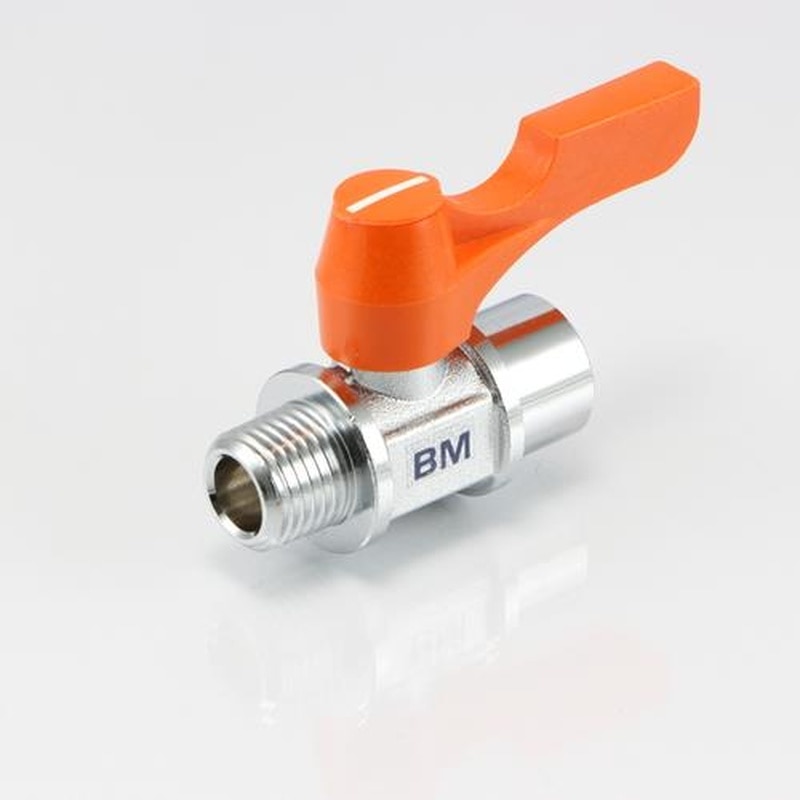 エスコ EA425BM-12 R1/8”xG1/4”ミニボールバルブ 1個(ご注文単位1個)【直送品】