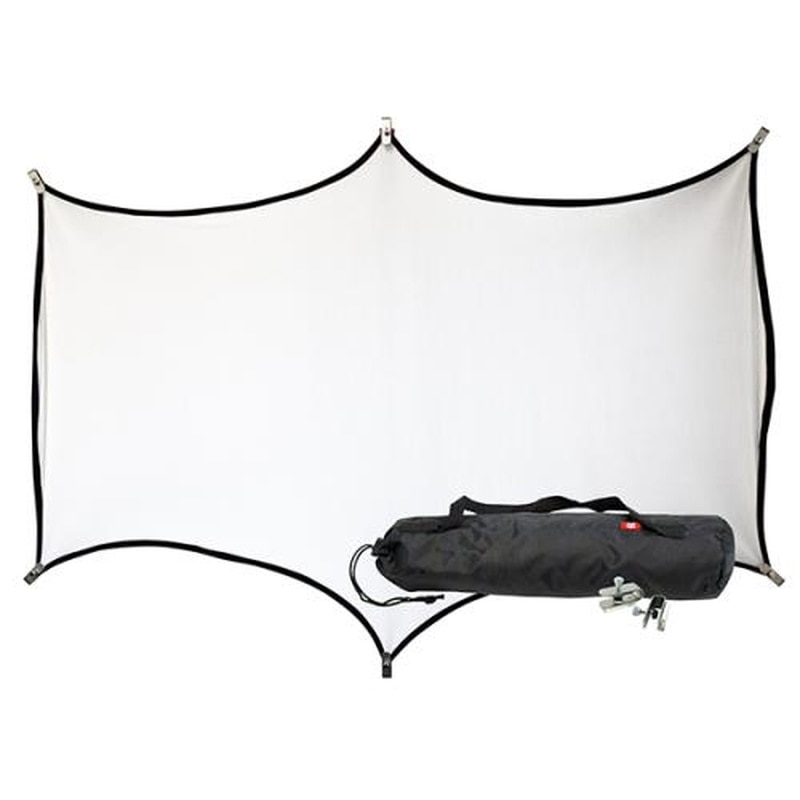 エスコ EA761LM-142 1882x1058mmスクリーン(伸縮式) 1個(ご注文単位1個)【直送品】