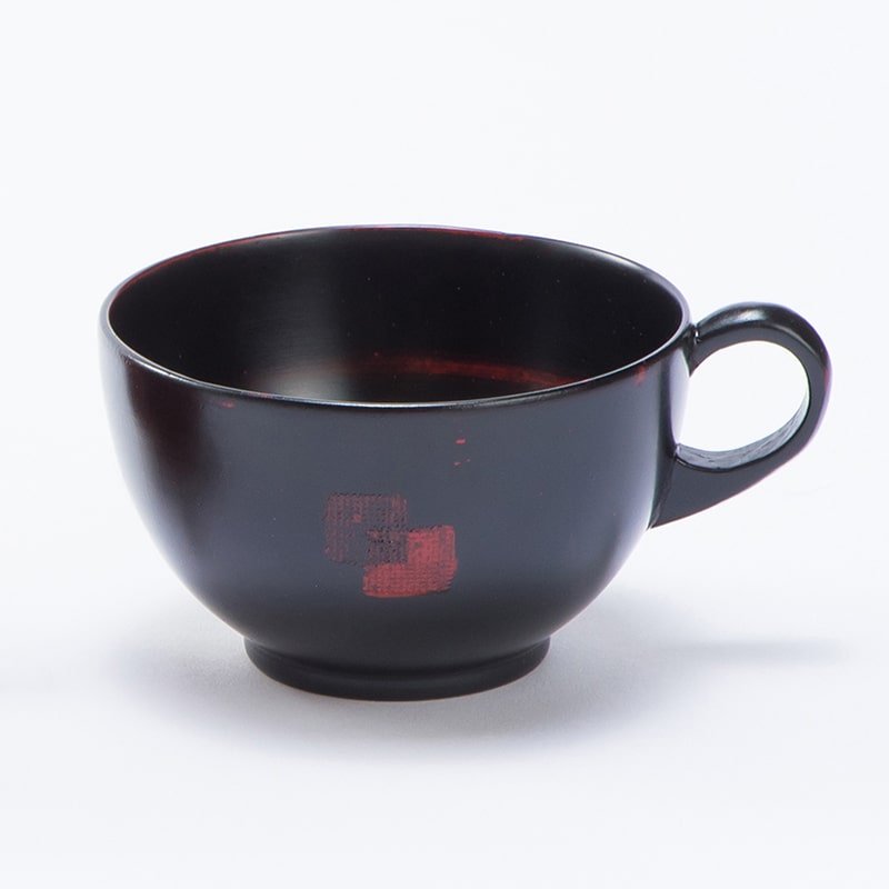 山下工芸 木製スープカップ キューブ 曙 41023860 1個（ご注文単位1個）【直送品】