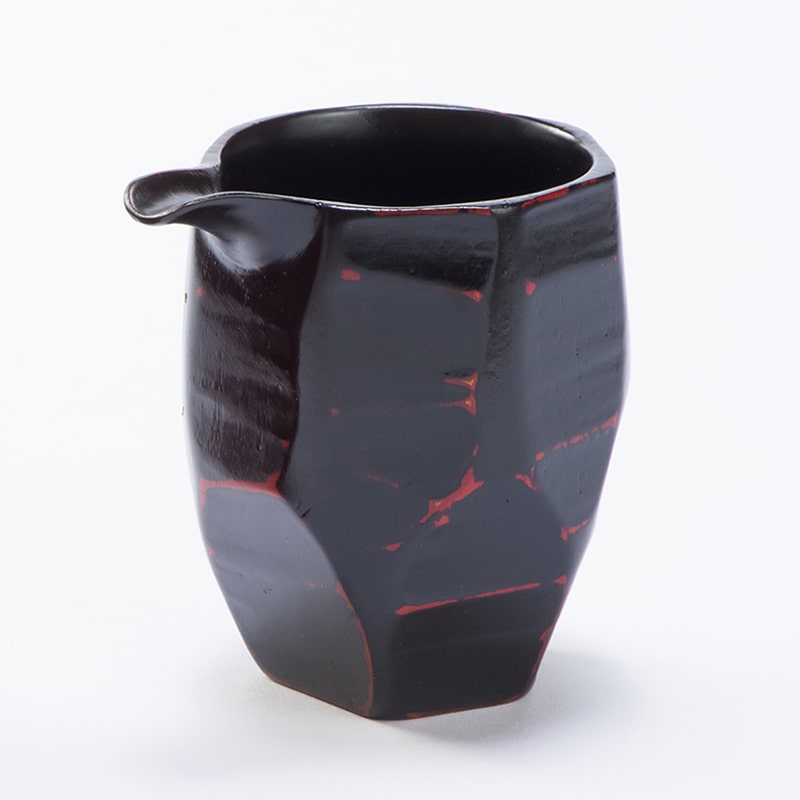 山下工芸 木製亀甲片口酒器 曙 大 41024660 1個（ご注文単位1個）【直送品】