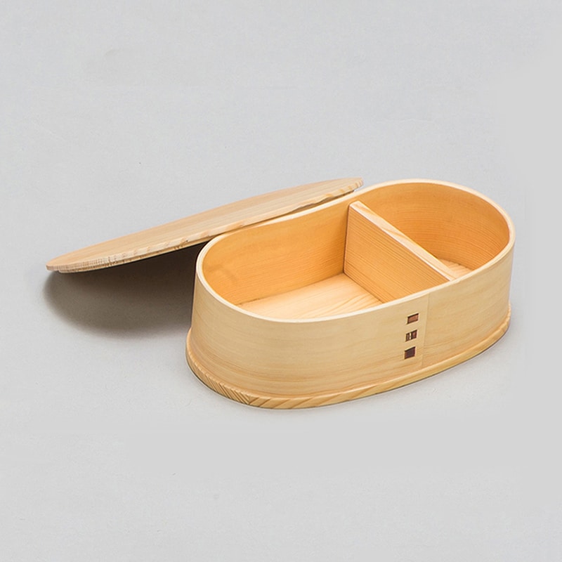 山下工芸 白木豆型一段弁当 中 32274000 1個（ご注文単位1個）【直送品】