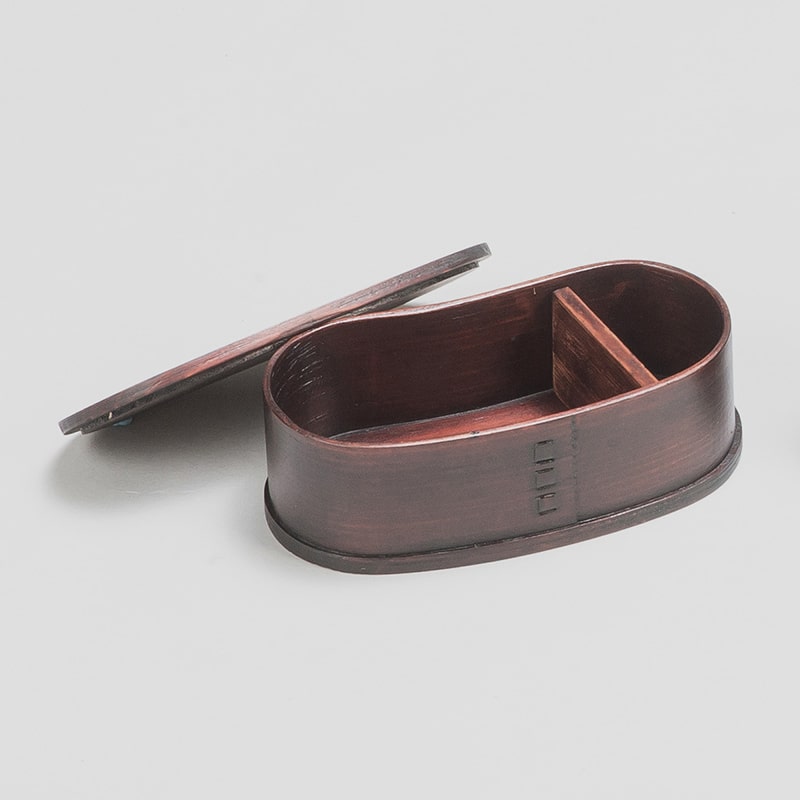 山下工芸 豆型一段弁当 目摺 小 32290000 1個（ご注文単位1個）【直送品】