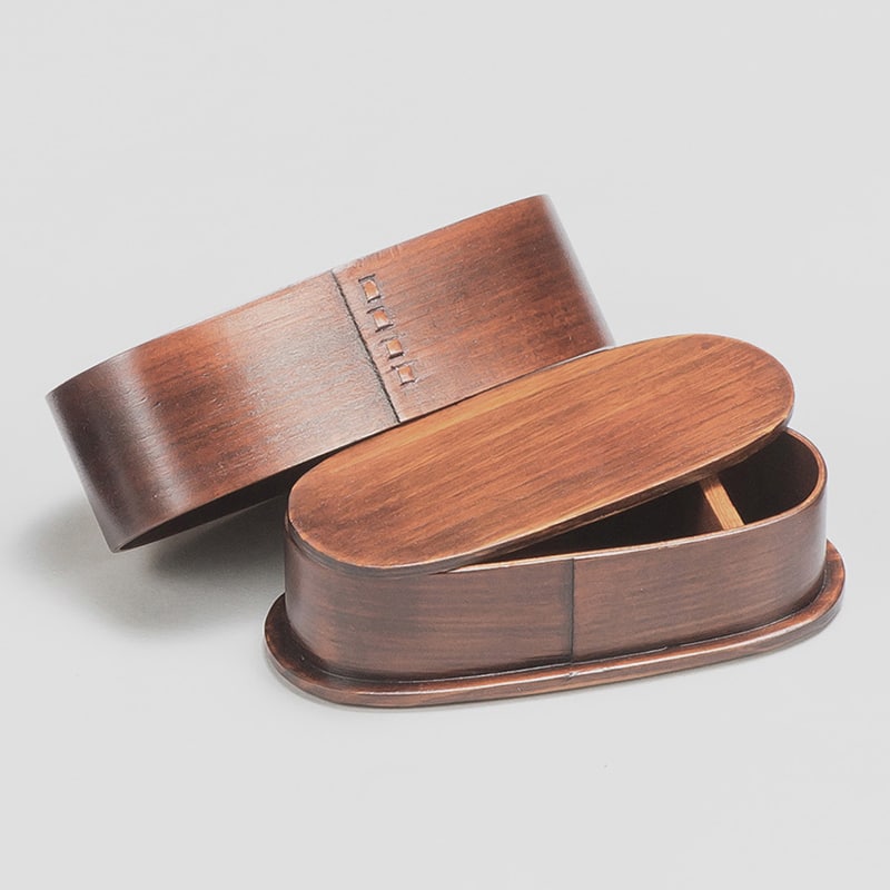 山下工芸 スリム入子二段弁当 目摺 32291000 1個（ご注文単位1個）【直送品】