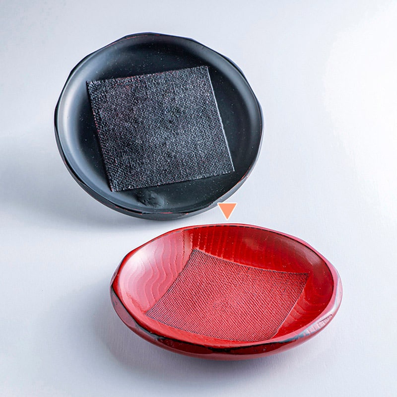 山下工芸 布貼銘々皿 根来 42039870 1枚（ご注文単位1枚）【直送品】