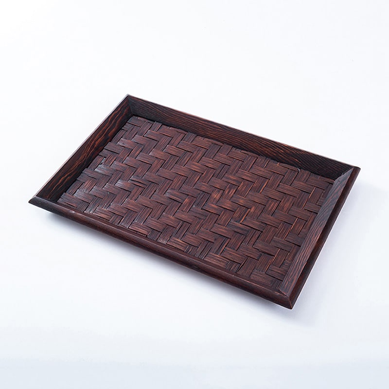 山下工芸 アジロ長角盆 M 23010420 1枚（ご注文単位1枚）【直送品】