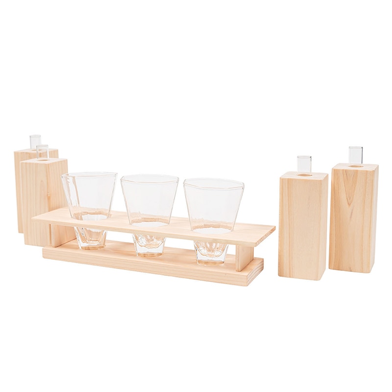 モダン神具　こもれび 日本産桧 8点/セット（ご注文単位1セット）【直送品】