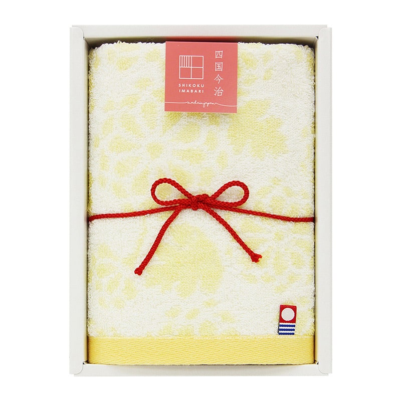 林 今治ギフト 華音 ウォッシュタオル キク GI052800 1個（ご注文単位5個）【直送品】