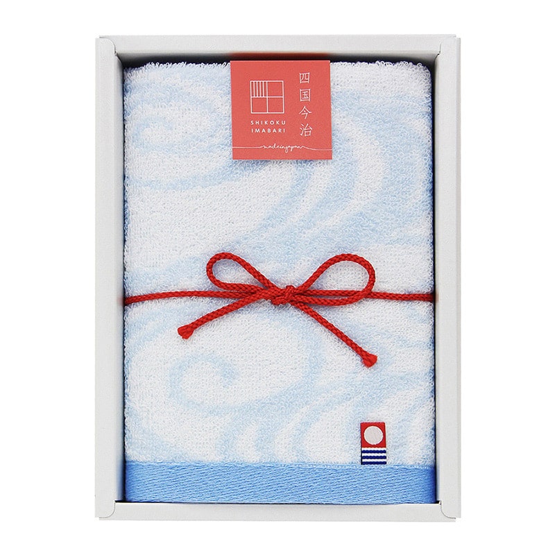 林 今治ギフト 華音 ウォッシュタオル リュウスイ GI053000 1個（ご注文単位5個）【直送品】