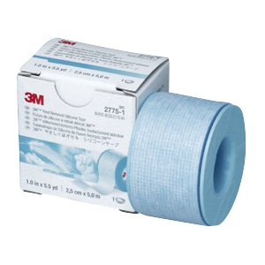 やさしくはがせるシリコーンテープ 個装 2775-1 25mm×5m 1巻 1個(ご注文単位1個)【直送品】