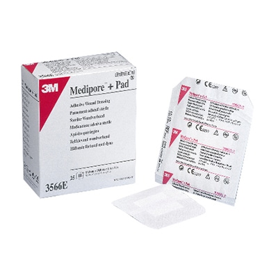 メディポアプラス パッドドレッシング 3566E 10×10cm 25枚 1個(ご注文単位1個)【直送品】