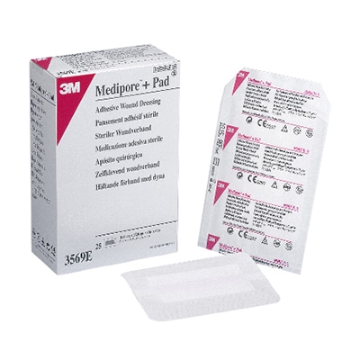 メディポアプラス パッドドレッシング 3569E 10×15cm 25枚 1個(ご注文単位1個)【直送品】
