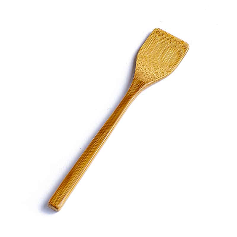 山下工芸 竹デザートスプーン 角クリーム 26025360 1本（ご注文単位1本）【直送品】