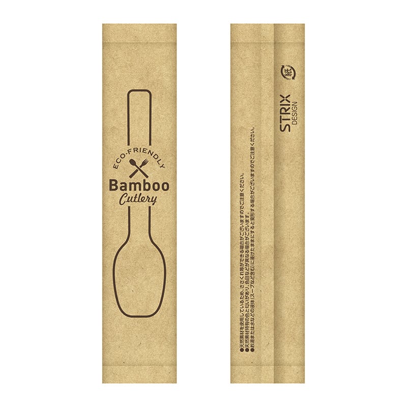 ストリックスデザイン 竹のミニスプーン 100mm 50本入 SG-084 1束(ご注文単位20束)【直送品】