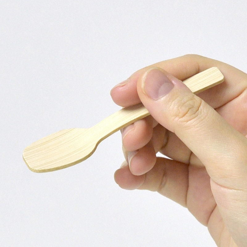 ストリックスデザイン 竹のミニスプーン 100mm 50本入 SG-084 1束(ご注文単位20束)【直送品】