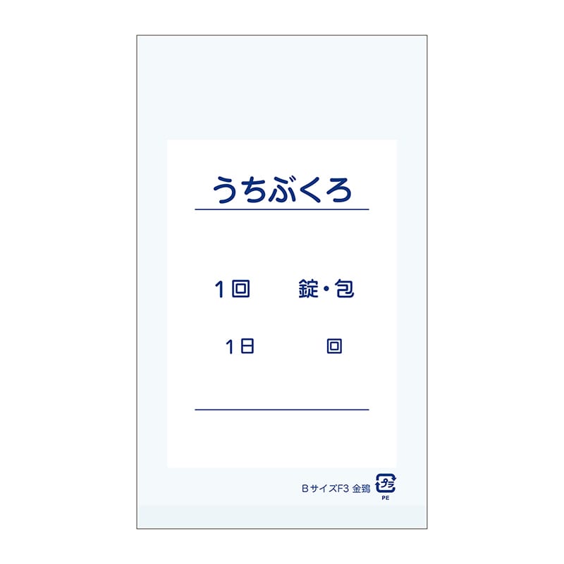 金鵄製作所 フィルム分包薬袋 Bサイズ F-3 2000枚入 77228-000 1箱(ご注文単位1箱)【直送品】