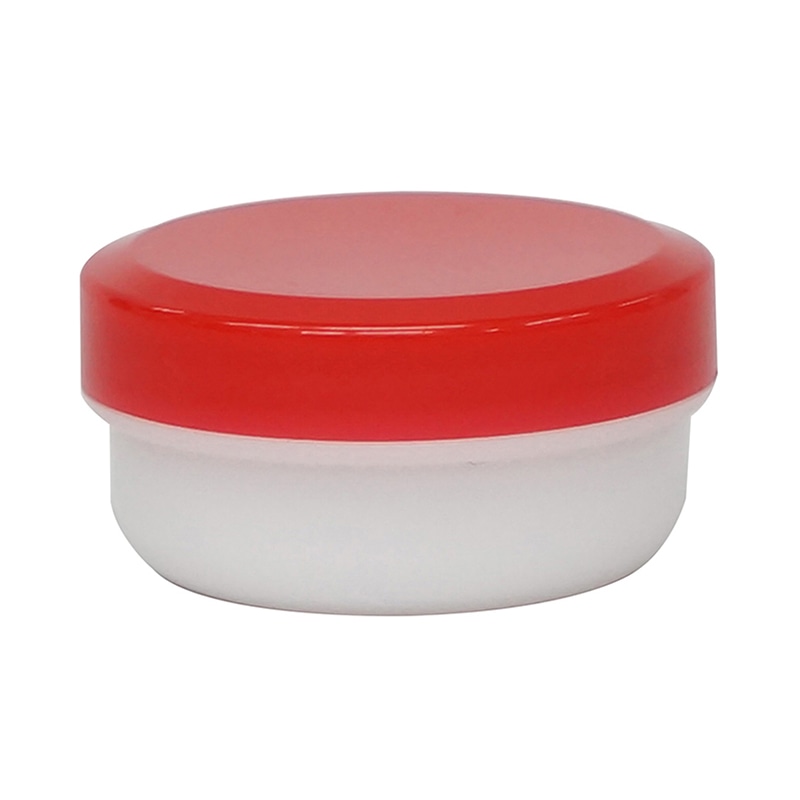 金鵄製作所 軟膏壷 定量タイプ 10ml 赤キャップ 200個/箱(ご注文単位1箱)【直送品】