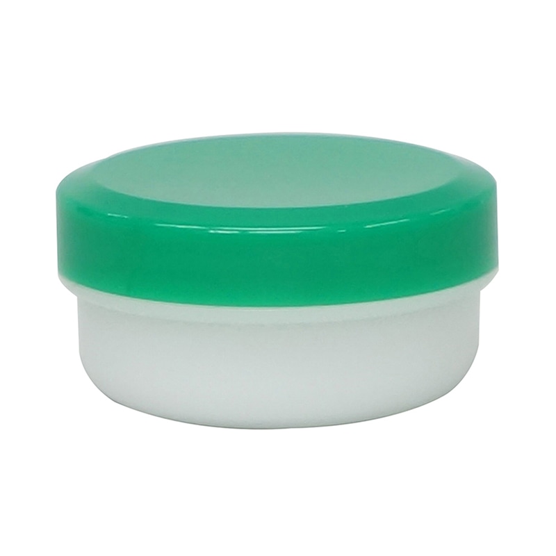 金鵄製作所 軟膏壷 定量タイプ 10ml 緑キャップ 200個/箱(ご注文単位1箱)【直送品】