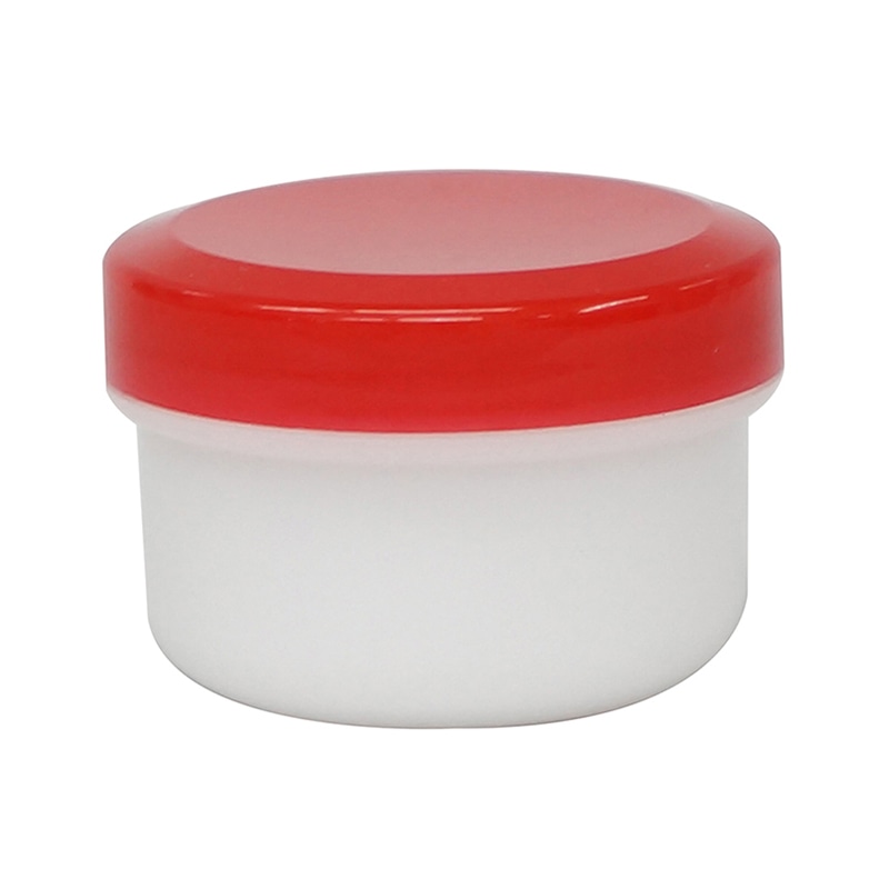 金鵄製作所 軟膏壷 定量タイプ 20ml 赤キャップ 200個/箱(ご注文単位1箱)【直送品】