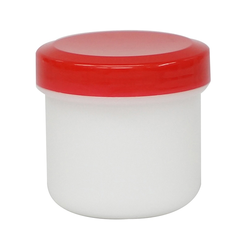 金鵄製作所 軟膏壷 定量タイプ 30ml 赤キャップ 100個/箱(ご注文単位1箱)【直送品】