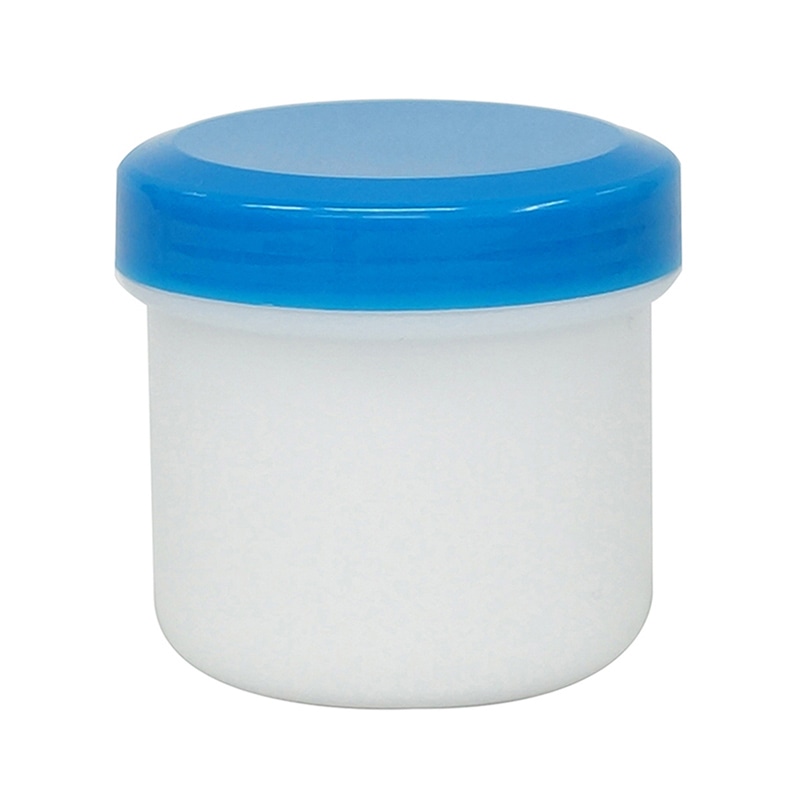 金鵄製作所 軟膏壷 定量タイプ 30ml 青キャップ 100個/箱(ご注文単位1箱)【直送品】