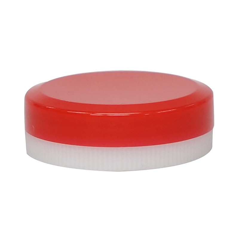 金鵄製作所 軟膏壷 定量タイプ 5ml 浅型 赤キャップ 200個/箱(ご注文単位1箱)【直送品】