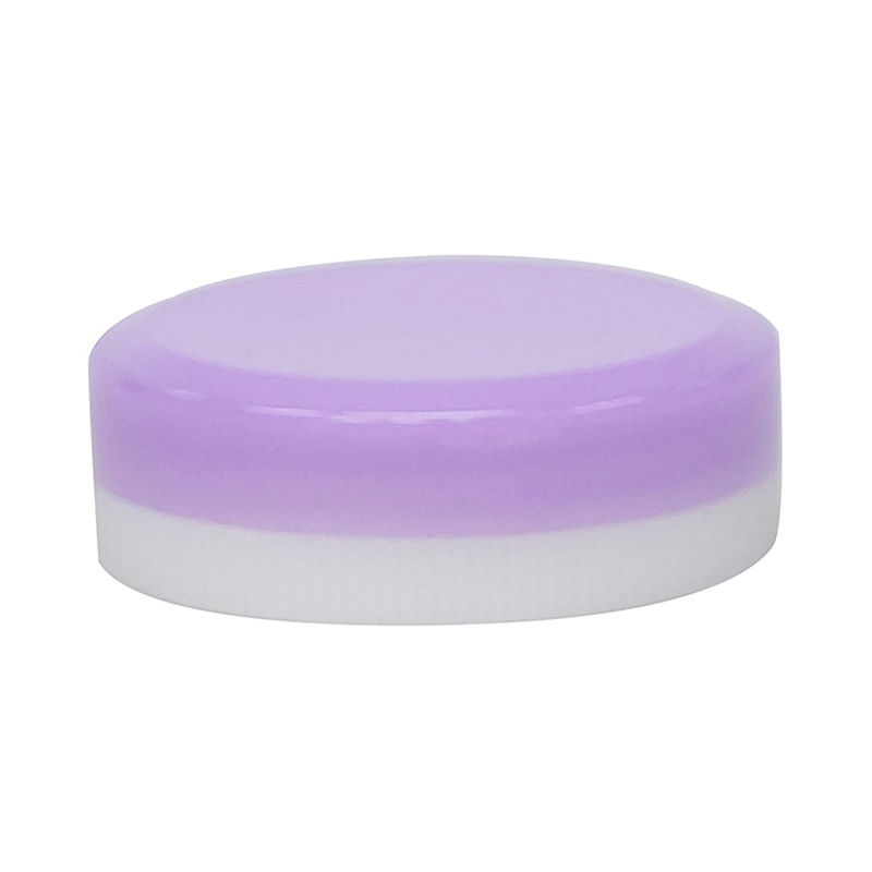 金鵄製作所 軟膏壷 定量タイプ 5ml 浅型 紫キャップ 200個/箱(ご注文単位1箱)【直送品】