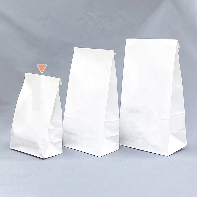 金鵄製作所 角底薬袋 無地 60204-000 1束(ご注文単位1束)【直送品】