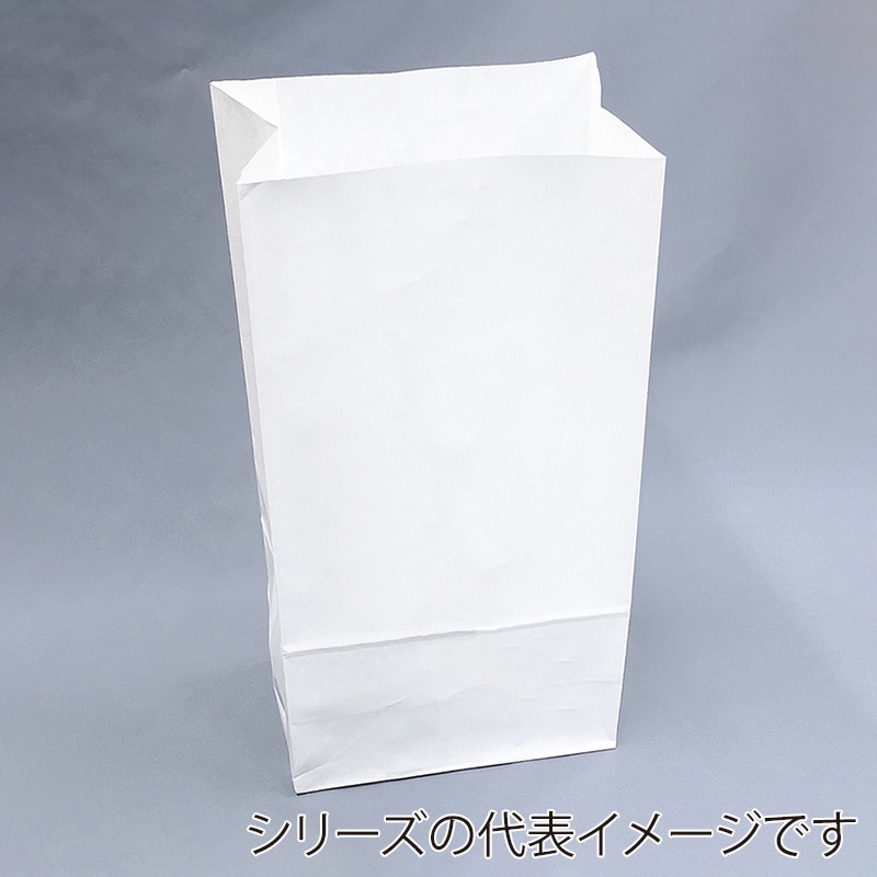 金鵄製作所 角底薬袋 無地 60224-000 1束(ご注文単位1束)【直送品】