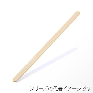 明海 ウッドマドラー 裸 面取有 140mm 2mm厚 1箱(ご注文単位10箱)【直送品】