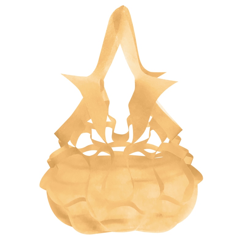 エスパック エコバッグ アミタイ LL KPS-LL-2 キャメル 50枚/袋（ご注文単位24袋）【直送品】