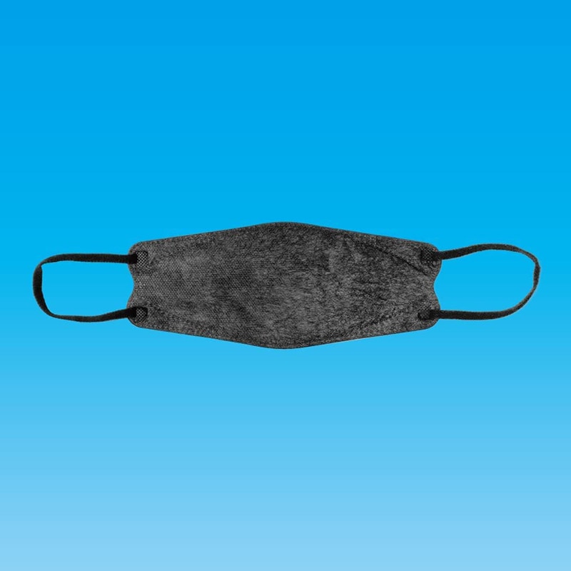 エスパック やさしいマスク　3D立体型 標準　ブラック　個包装 DB05 5枚入/袋（ご注文単位200袋）【直送品】