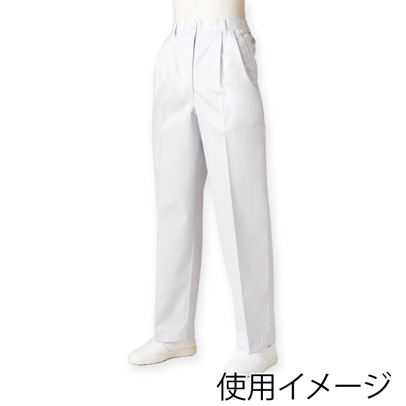 住商モンブラン(株) 7-035_LL パンツ レディス LL 白 1枚(ご注文単位1枚)【直送品】