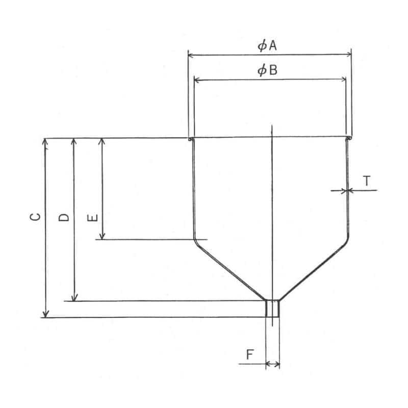 スギコ産業 ホッパー 小 SA0456-RWOS-28 1個(ご注文単位1個)【直送品】