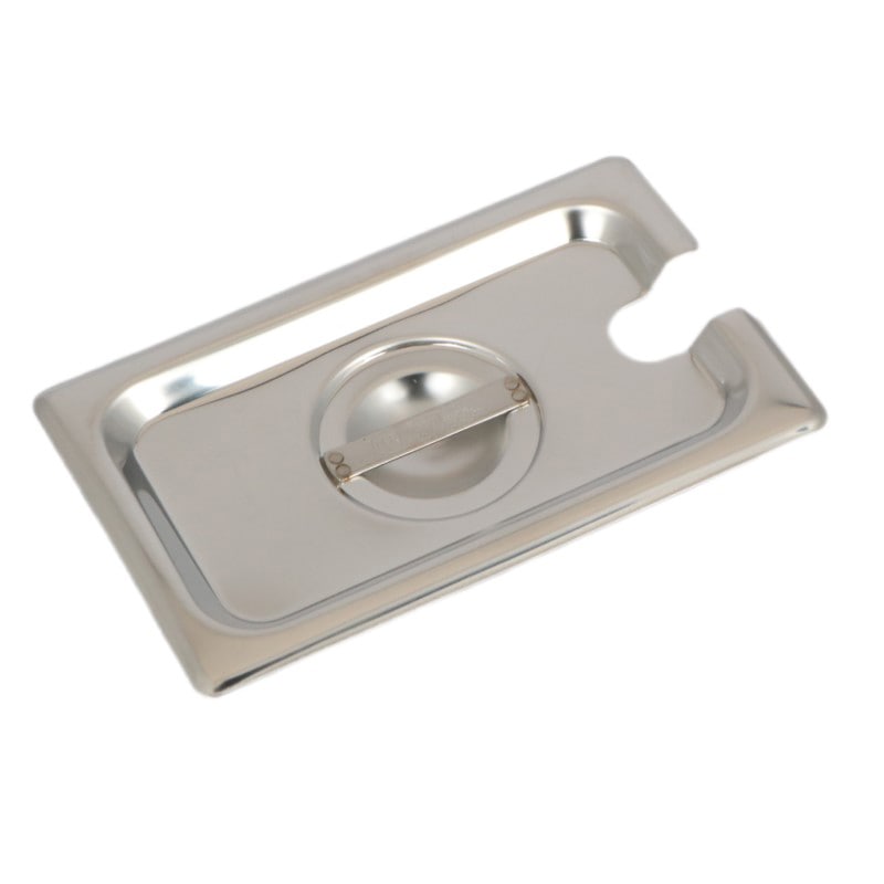 スギコ産業 18-8 ホテルパン用カバー レードル穴付 1／9サイズ SA2030-SH-1100N 1個（ご注文単位1個）【直送品】