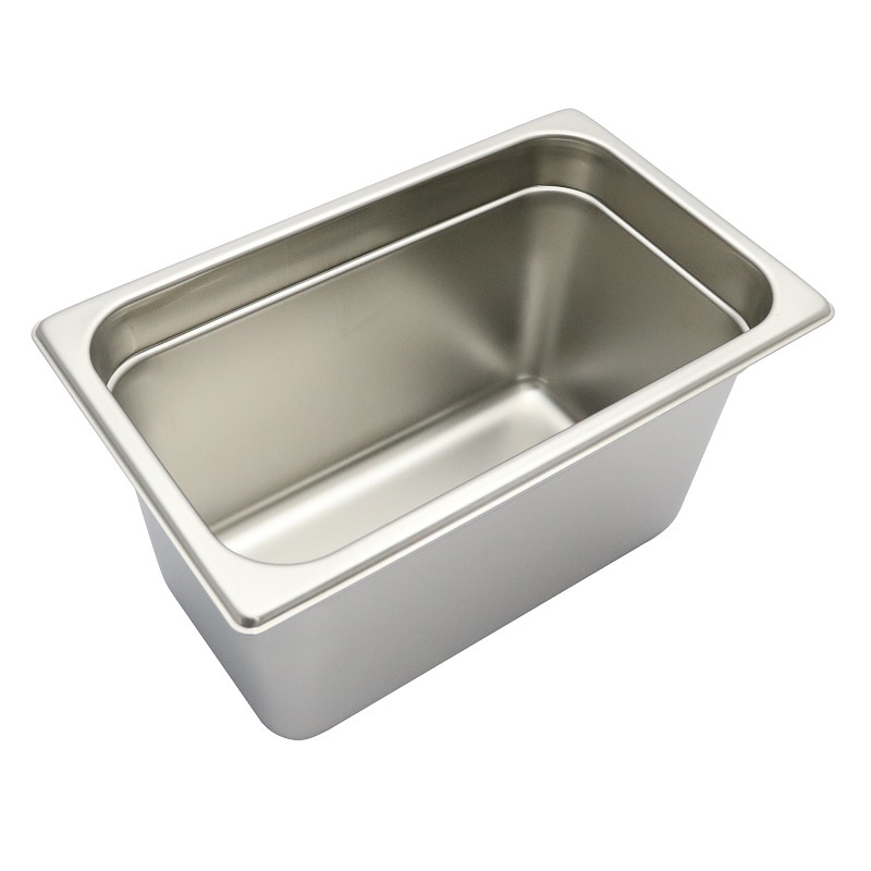 スギコ産業 18-8 スーパーデラックスパン 1／4サイズ H150mm SA2077-SH-1446SW 1個（ご注文単位1個）【直送品】