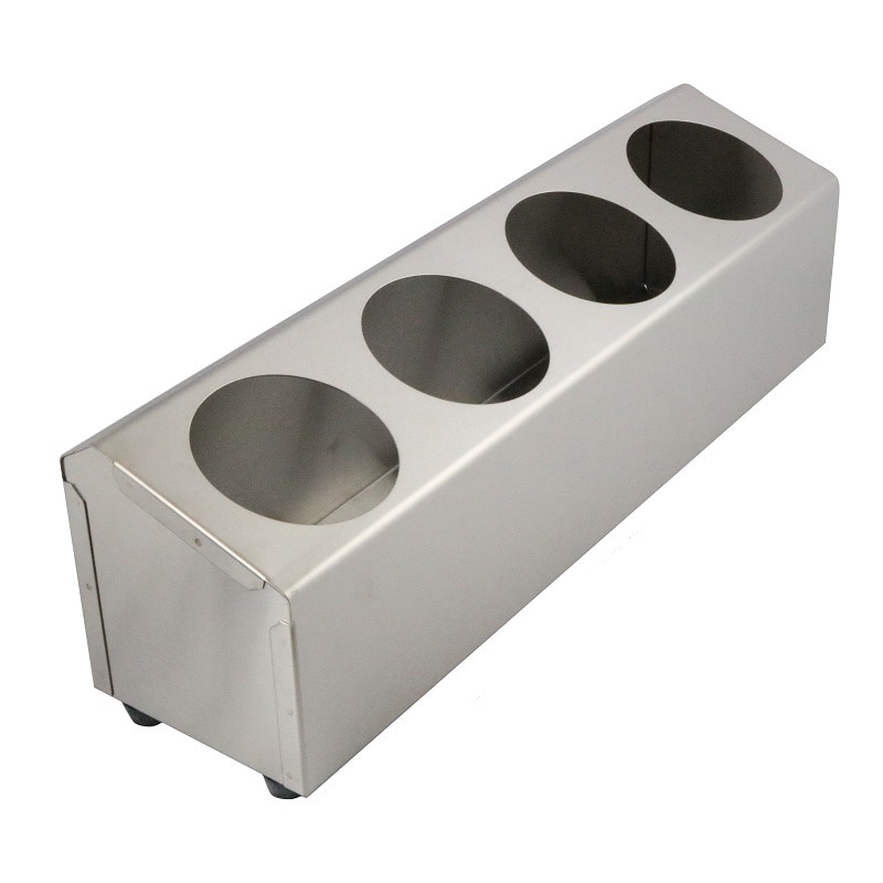 スギコ産業 18-8 シルバーティナー 本体 1列4穴 シリンダー無 SA1058-TO-761-2 1個（ご注文単位1個）【直送品】