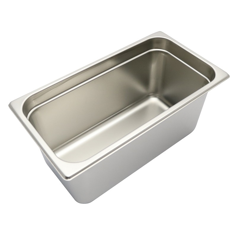 スギコ産業 18-8 スーパーデラックスパン 1／3サイズ H150mm SA2073-SH-1636SW 1個（ご注文単位1個）【直送品】