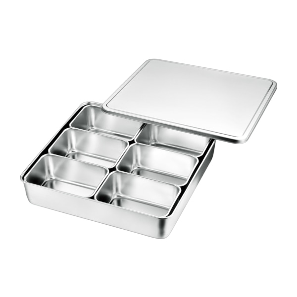 赤川器物製作所 AG　18-8　中型調味料入 6ヶ入 017018005 1個（ご注文単位1個）【直送品】