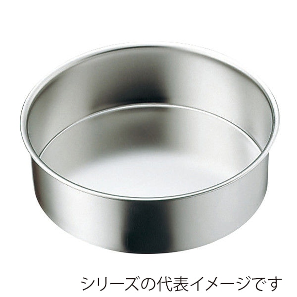 赤川器物製作所 AG　18-8　共底デコ缶　浅型 21cm 019482021 1個（ご注文単位1個）【直送品】