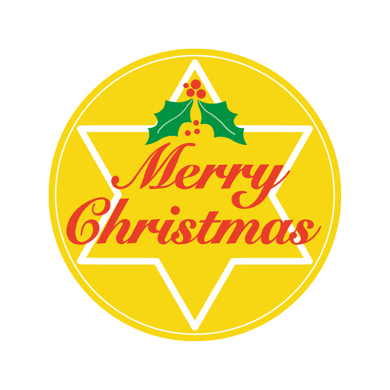 スーパーテック SLラベル Merry Christmas 41-3789 1冊（ご注文単位5冊）【直送品】