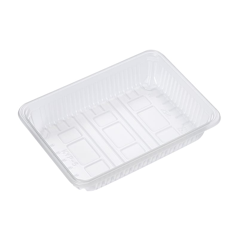 北原産業 弁当容器 KYP-5 本体 ナチュラル KLY1200 100枚/袋（ご注文単位12袋）【直送品】