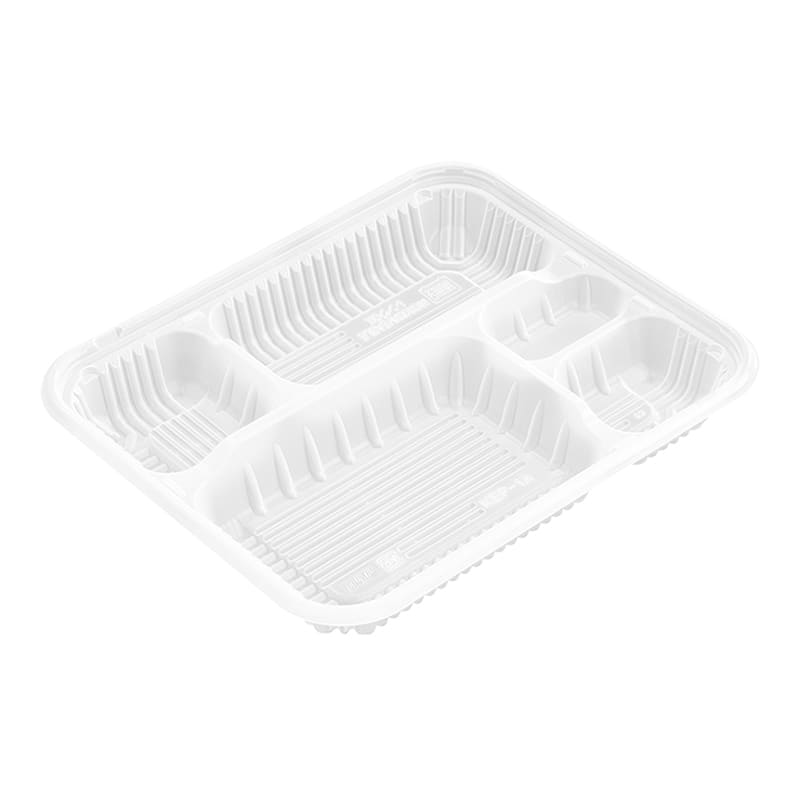 北原産業 弁当容器 KEP-1A 本体 ナチュラル BBF4044 50枚/袋（ご注文単位12袋）【直送品】