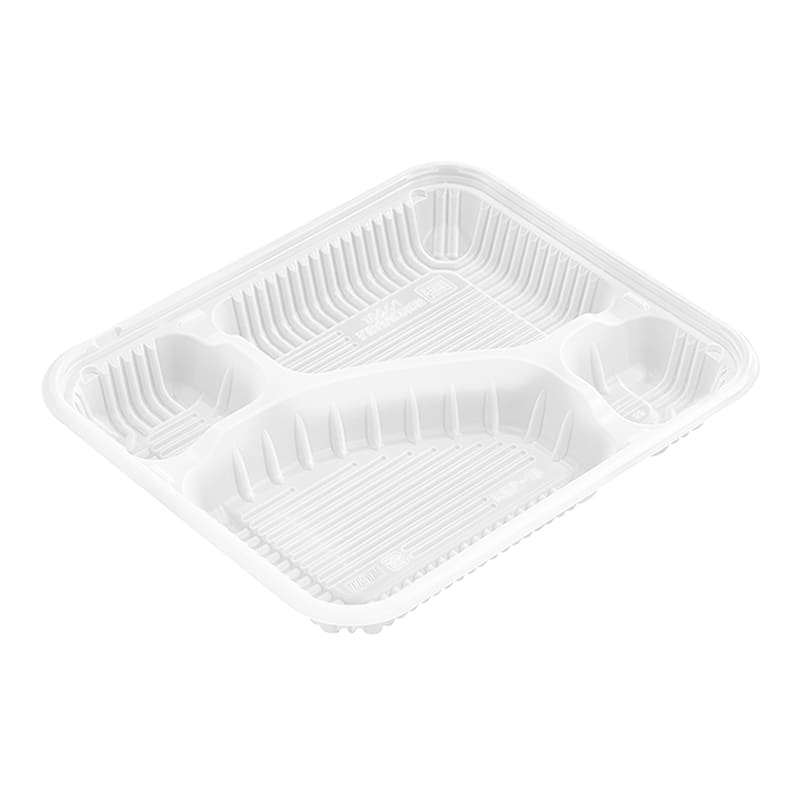 北原産業 弁当容器 KEP-1B 本体 ナチュラル BBF4048 50枚/袋（ご注文単位12袋）【直送品】